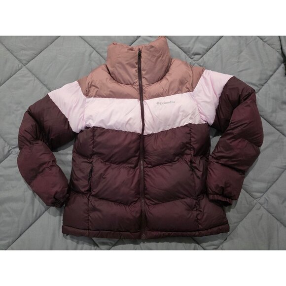 NWOT Columbia Women's Puffect II Colorblock Jacket Tritone Color size Medium - Picture 1 of 6